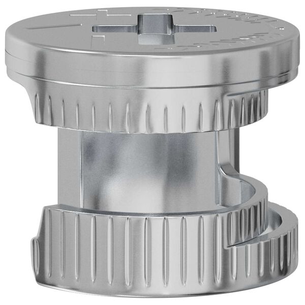 vidaXL Cam-lukkomutterit 12 pcs Hopea 12 x 10 mm Metalli