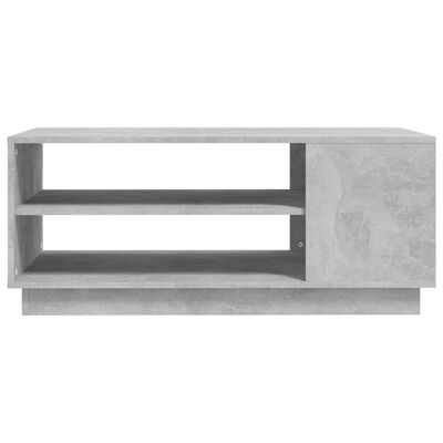 vidaXL Sohvapöytä betoninharmaa 102x55x43 cm lastulevy