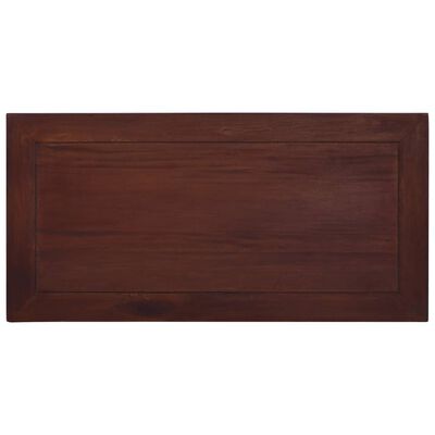 vidaXL Sohvapöytä klassinen ruskea 100x50x30 cm täysi mahonki