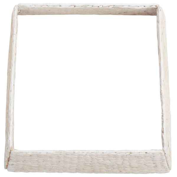 vidaXL Joulupuun kaula Valkoinen 60 x 60 x 28 cm Vesihyasintti