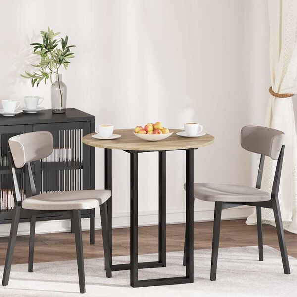 vidaXL Pöytälevy Sonoma tammi 70 x 70 x 1,5 cm Tekninen puu