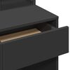 VidaXL Peilipöytä musta 80x41x144,5 cm