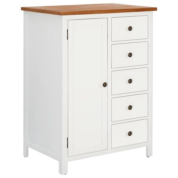 vidaXL Vaatekaappi 76x52x105 cm t&auml;ysi tammi