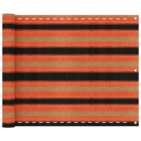 vidaXL Parvekkeen suoja moniv&auml;rinen 75x600 cm HDPE