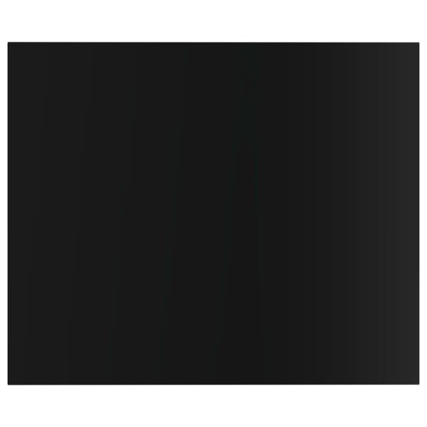 vidaXL Kirjahyllytasot 8 kpl korkeak. musta 60x50x1,5 cm tekninen puu