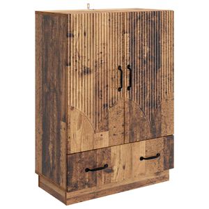 vidaXL Sivup&ouml;yt&auml; Vanha puu 66 x 34,5 x 92 cm Tekninen puu