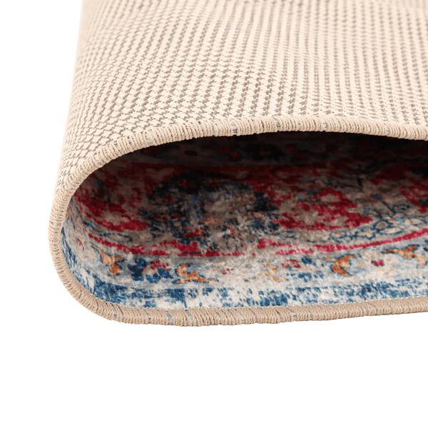 vidaXL Matto pest&auml;v&auml; moniv&auml;rinen &Oslash; 120 cm