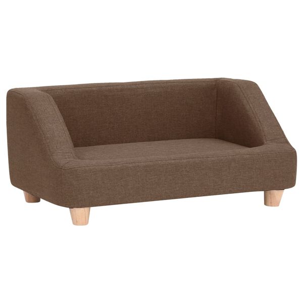 vidaXL Koiran sohva ruskea 95x63x39 cm pellava