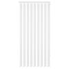 vidaXL Pystykaihtimet Valkoinen Kangas 150x250 cm