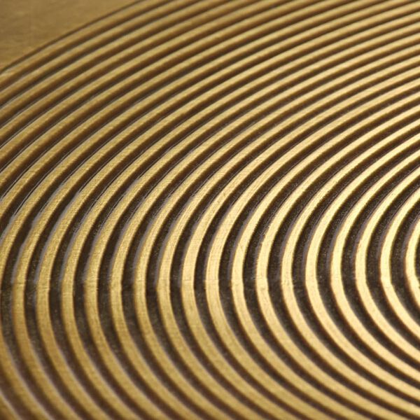 vidaXL P&ouml;yt&auml;sarja 2 kpl messinkipinnoitettu MDF