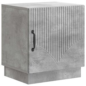 vidaXL Y&ouml;p&ouml;yt&auml; Betonin harmaa 43 x 34,5 x 47 cm Tekninen puu