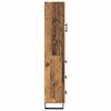 vidaXL Korkea kaappi Vanha Puu 34,5 x 34 x 180 cm Tekninen puu