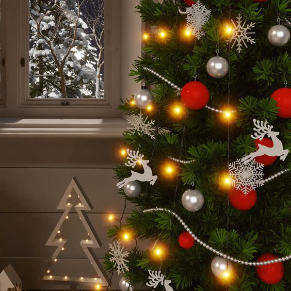 vidaXL Aurinkoenergia keijuvalot 2kpl 2x200 LED lämmin valk. sisä/ulko