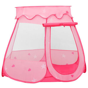 vidaXL Lasten leikkiteltta pinkki 102x102x82 cm