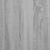 vidaXL Kirjakaappi Harmaa Sonoma 40x35x76 cm Engineered Wood
