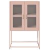 vidaXL Highboard Pinkki 68x39x107 cm Teräs