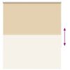 vidaXL Rullakaihdin Blackout Beige 135x175 cm Kankaan leveys 131,6 cm