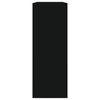 vidaXL Kenk&auml;kaappi musta 80x21x57 cm tekninen puu