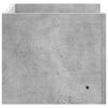 vidaXL Seinähylly betoninharmaa 70,5x35x30,5 cm tekninen puu
