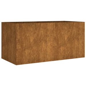 vidaXL Kukkalaatikko 80x40x40 cm Corten ter&auml;s