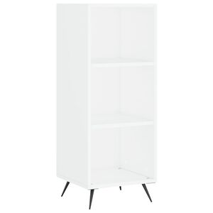 vidaXL Hyllykaappi valkoinen 34,5x32,5x90 cm tekninen puu