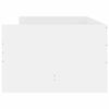 vidaXL S&auml;ngynrunko laatikoilla valkoinen 90x190 cm