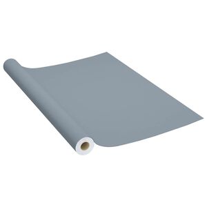 vidaXL Itseliimautuva huonekalukalvo harmaa 500x90 cm PVC