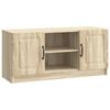 vidaXL TV-kaappi Sonoma-tammi 102 x 34,5 x 47 cm Tekninen puu