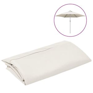 vidaXL Aurinkovarjon vaihtokangas hiekanvalkoinen 300 cm