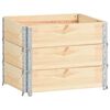 vidaXL Korotetut kukkalaatikot 3 kpl 60x80 cm t&auml;ysi m&auml;nty