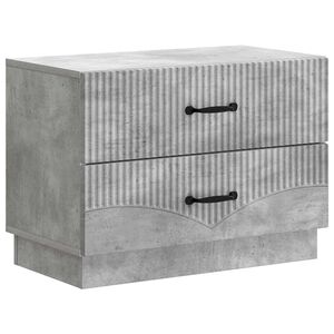 vidaXL Y&ouml;p&ouml;yt&auml;kaappi Betoninharmaa 62 x 34,5 x 44,5 cm Tekninen puu