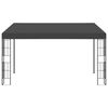 vidaXL Seinään kiinnitettävä huvimaja 3x4 m antrasiitti kangas