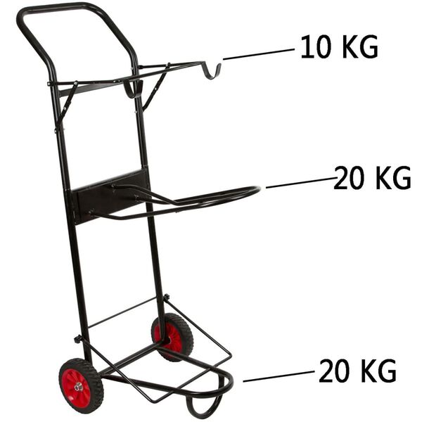 Kerbl Satulateline Caddy metalli musta 321000