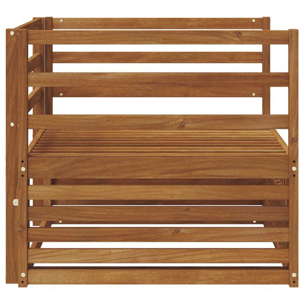 vidaXL 2 Kappale Sohva k&auml;sinojilla Luonnollinen