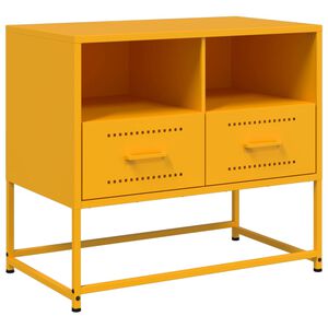 vidaXL TV-taso sinapinkeltainen 68x39x60,5 cm ter&auml;s