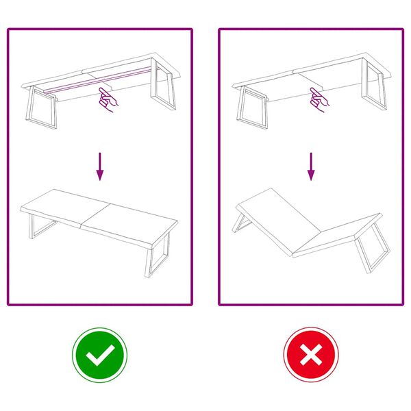 vidaXL Sein&auml;hylly vaaleanruskea 160x60x(2-4) cm k&auml;sitelty t&auml;ystammi
