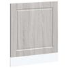 vidaXL Astianpesukoneen paneeli Porto harmaa Sonoma 60x1,5x57 cm