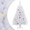vidaXL Tekojoulukuusi Valkoinen 80 x 80 x 150 cm PVC ja metalli