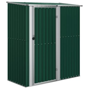 vidaXL Puutarhavaja vihre&auml; 180,5x97x209,5 cm galvanoitu ter&auml;s