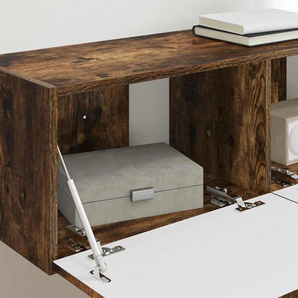 vidaXL TV-sein&auml;kaappi 2 pcs Savup&auml;hkin&auml; 60 x 31 x 29.5 cm Tekninen puu