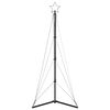 vidaXL LED joulukuusi 363 l&auml;mpim&auml;n valkoista LED-valoa 182 cm