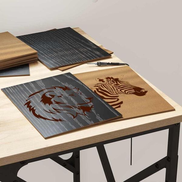 vidaXL Dekoripaneelit 50 pcs Musta tammi 21 x 30 x 0.3 cm Tekninen puu