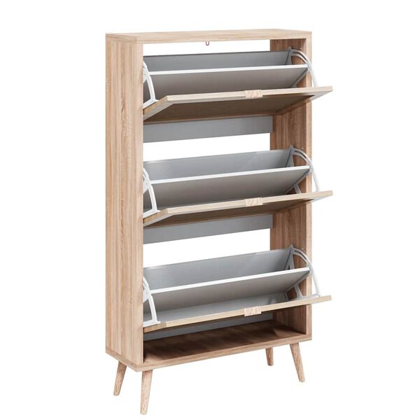 Finori Kenk&auml;kaappi Bali 49A Sonoma-tammi ja ruokokuvio