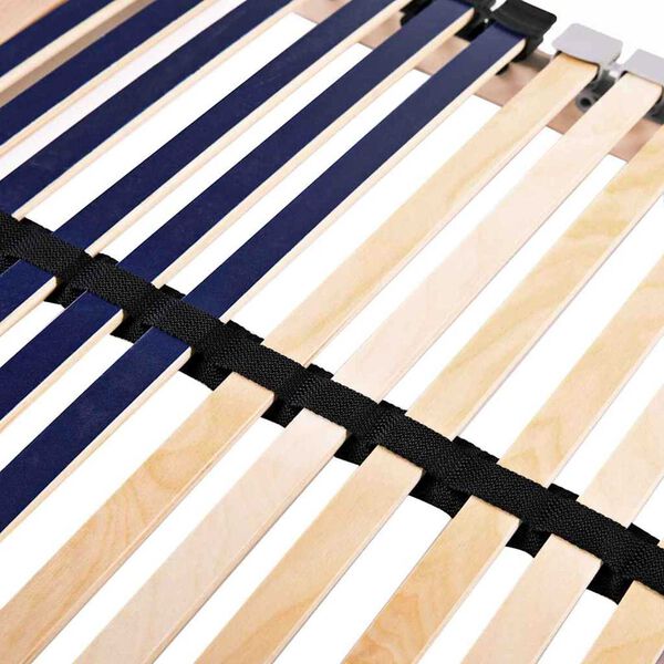 vidaXL Sälepohja Ruskea 4FT Small Double Massiivipyökkipuu