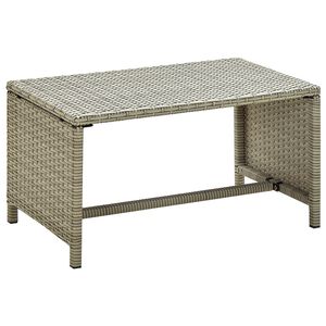 vidaXL Sohvap&ouml;yt&auml; beige 70x40x38 cm polyrottinki