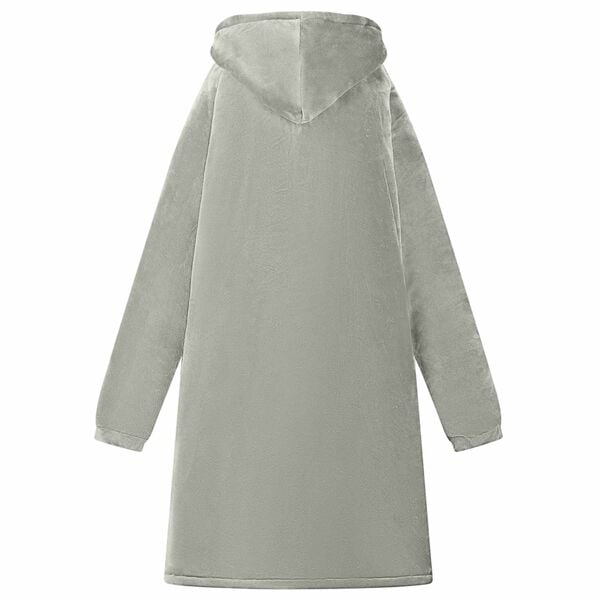 vidaXL Viltti-huppari Harmaa s Fleece ja flanelli