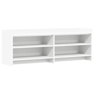 vidaXL TV-kaappi 135 x 33 x 47 cm valkoinen Tekninen puu