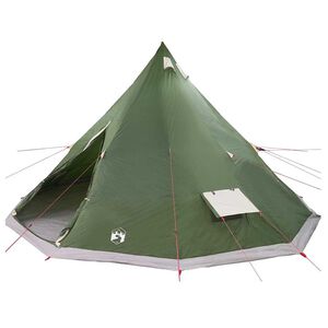 vidaXL Tipi-teltta katolla Vihre&auml; 560 x 560 x 300 cm taffeta