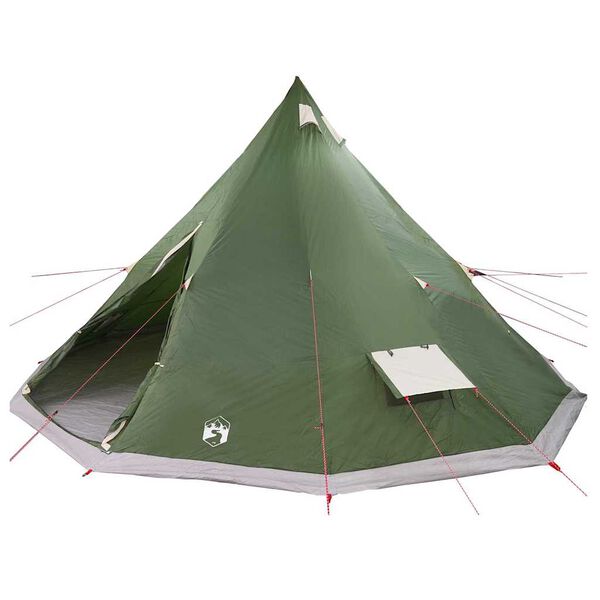 vidaXL Perhe Tipi Teltta katolla Vihreä 560 x 560 x 300 cm