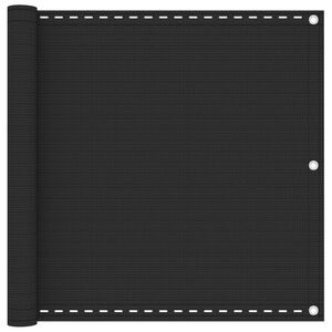 vidaXL Parvekkeen suoja antrasiitti 90x300 cm HDPE